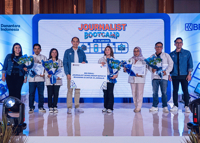 Dukung Insan Pers yang Berkualitas, BRI Fellowship Journalism 2025 Kukuhkan 45 Jurnalis Penerima Beasiswa