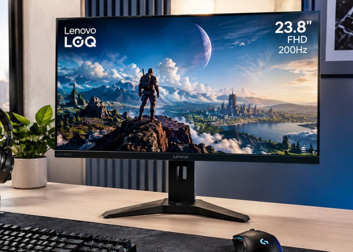 Lenovo LOQ 24-10 Jadi Monitor Gaming Terjangkau dengan Refresh Rate 200Hz