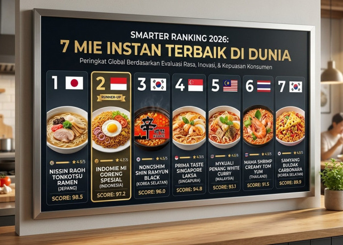 7 Mie Instan Terbaik 2026 Versi Smarter Ranking, Nomor 2 Bikin Bangga!