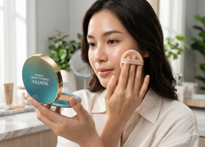 Sengit! Cushion Skintific Sukses Bikin Kaum Mager Dandan Tampil Glowing Instan