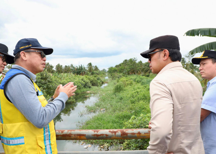 Tinjau Irigasi di Banyuasin, Wamendagri Bima Arya Tegaskan Pentingnya Perbaikan Irigasi untuk Tingkatkan Hasil