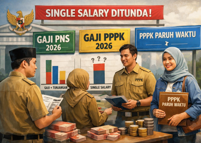 Single Salary Ditunda, Ini Rincian Gaji PNS, PPPK, dan PPPK Paruh Waktu 2026