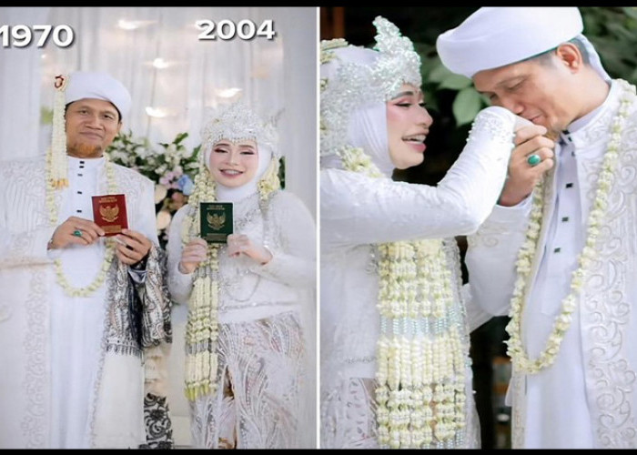 Kisah Cinta Viral: Pernikahan Beda Usia 34 Tahun di Bekasi, Suami Dikira Ayah Pengantin
