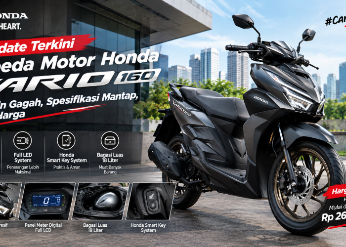  Mengupas Keunggulan Honda Vario 160 Terbaru 2026: Intip Spesifikasi Performa, Fitur Modern, dan Kisaran Harga