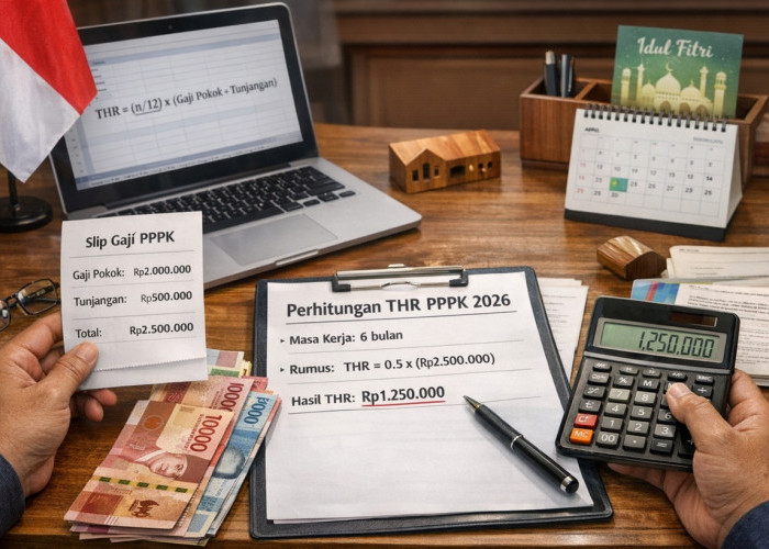 THR PPPK Paruh Waktu 2026: Cara Hitung, Komponen, dan Simulasi Nominal yang Diterima