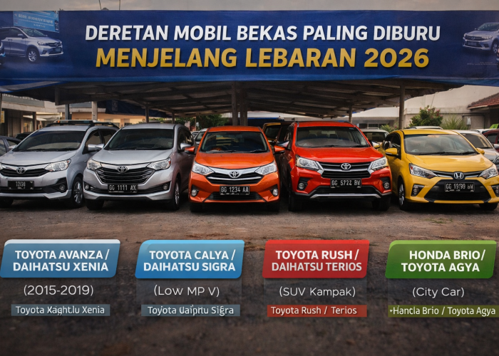 Mobil Bekas yang Banyak Diburu 2026 Jelang Lebaran, Ini Pilihan Favorit Warga Sumsel