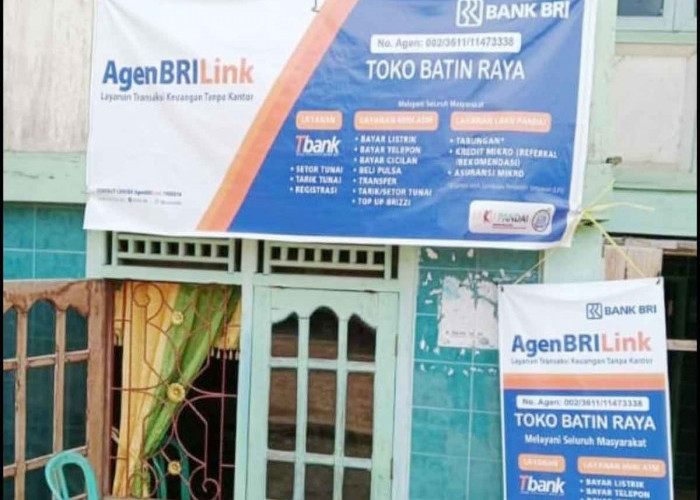 Bantu Pencairan dan PKH, Brilink Batin Raya Talang Pangeran Layani Pencairan Jemput Bola