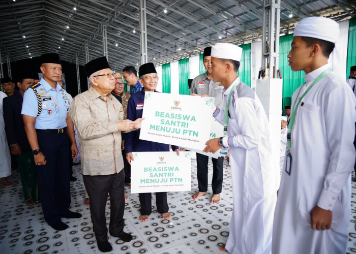 Wapres Maruf Amin Silaturahmi dengan Ulama di Ponpes Muqimussunnah 