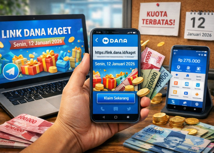 Link DANA Kaget Resmi: Kuota Terbatas untuk Senin, 12 Januari 2026