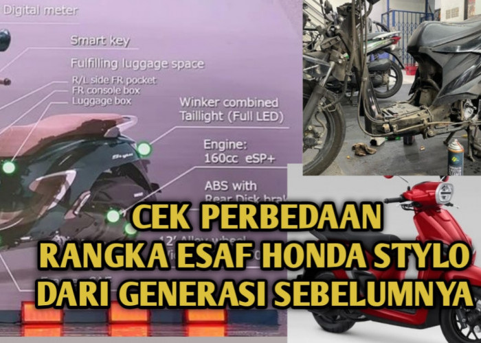 Perbedaan Rangka eSAF Honda Stylo 160 Dibanding Generasi Sebelumnya 