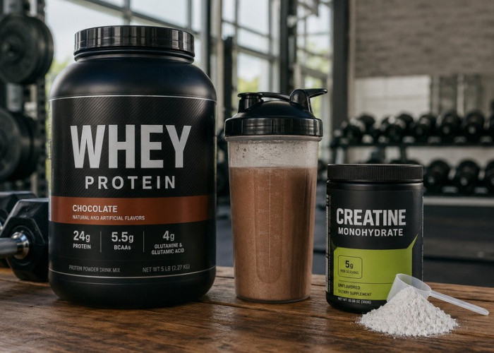 Kreatine vs Whey Protein, Jangan Sampai Salah Pilih untuk Hasil Latihan Maksimal