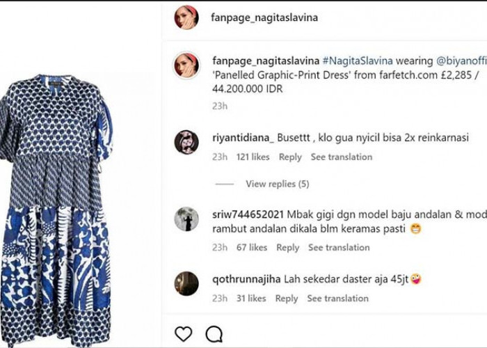 Kehadiran Dress Nagita Slavina: Harganya Setara DP Rumah, Netizen Terkejut!