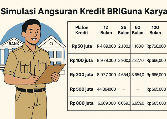 Tabel Perbandingan Pinjaman Flexi BNI vs BRIGUNA BRI untuk PNS dan PPPK: Mana yang Lebih Menguntungkan?