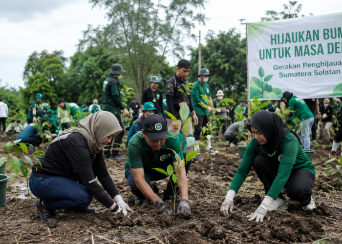 Warga Sumsel Gencarkan Penghijauan, Kampanye Peduli Lingkungan Makin Meluas
