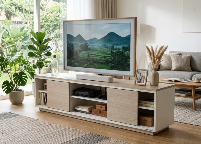 Sentuhan Estetik Japandi: Mengapa Rak TV Heim Studio Jadi Favorit Rumah Minimalis?