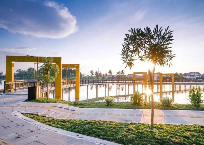 Bukan Cuma Cantik, Taman Kuning Sekayu Kini Jadi Magnet Healing Terbaik di Muba!