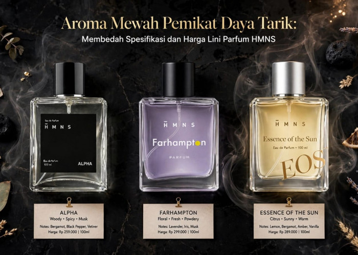 Aroma Mewah Pemikat Daya Tarik: Membedah Spesifikasi dan Harga Lini Parfum HMNS