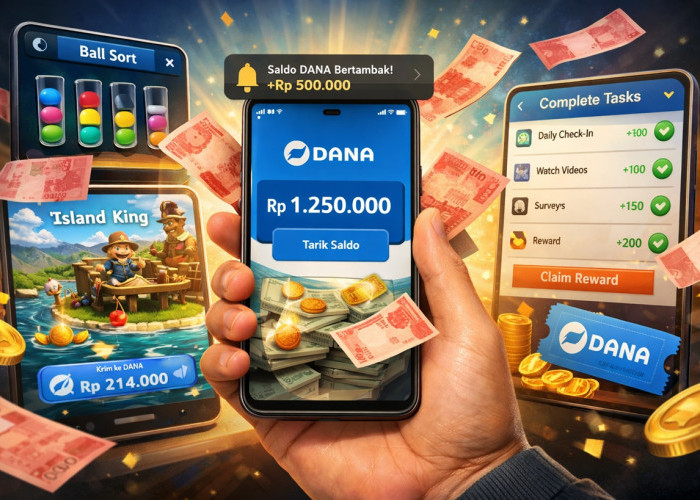 16 Aplikasi Penghasil Uang dan Saldo DANA Gratis yang Mudah Cair per Desember 2025
