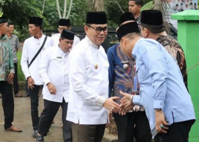 Harlah NU ke-101 di Sumatera Selatan Pj. Bupati Hani Syopiar Rustam Hadir di Ponpes Al-Karim Islamic center 