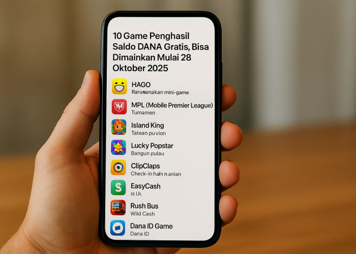 10 Game Penghasil Saldo DANA Gratis, Bisa Cuan di Selasa 28 Oktober 2025