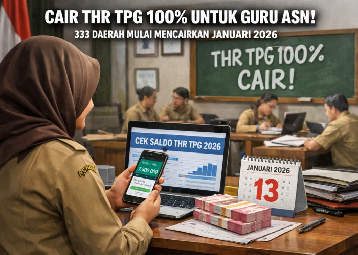 Cek Saldo Sekarang! Ratusan Daerah Cairkan Dana THR TPG 100 Persen Pertengahan Januari 2026 ke Bank Anda