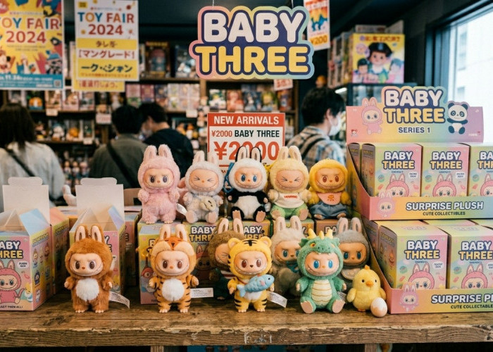 Demam Baby Three Meroket, Mainan Gemas Ini Sukses Bikin Dompet Kolektor Menangis !
