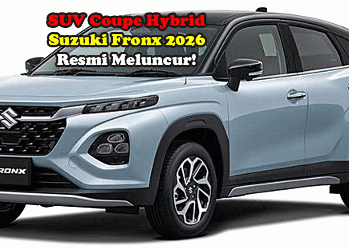 SUV Coupe Hybrid Suzuki Fronx 2026 Resmi Meluncur! Desain Sporty, Fitur Canggih, Harga Mulai Rp260 Jutaan