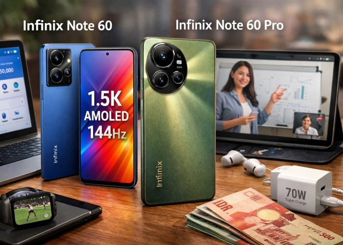 Infinix Note 60 Pro Lebih Siap untuk Multitasking, Ini Bedanya dengan Note 60