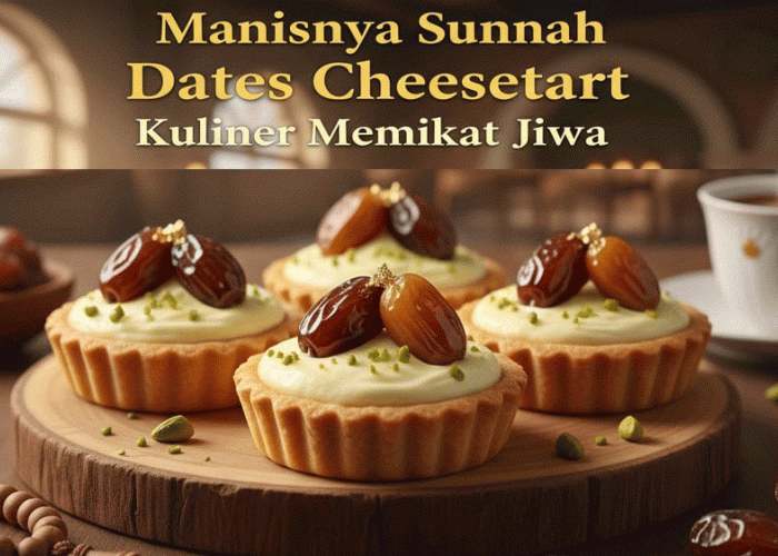 Manisnya Sunnah Dates Cheesetart Kuliner  Memikat Jiwa 