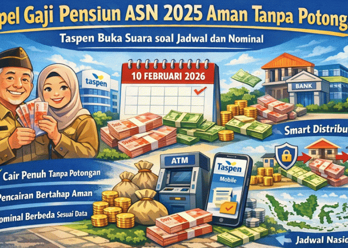Rapel Gaji Pensiun ASN 2025 Aman Tanpa Potongan, Taspen Buka Suara soal Jadwal dan Nominal
