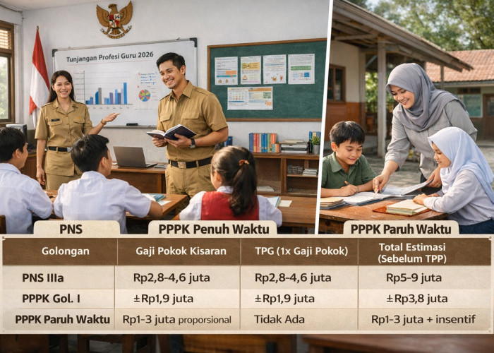 Segini Besaran TPG 2026 Bagi PNS, PPPK Penuh Waktu, dan Paruh Waktu