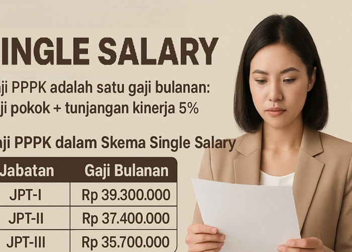 Inilah Rentang Gaji PPPK Jika Wacana Skema Single Salary Berjalan 2026