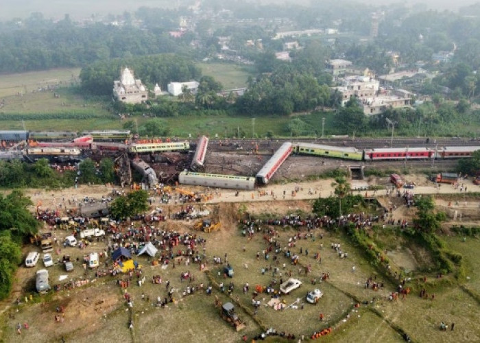 288 Orang Tewas, Kecelakaan Kereta Api India Bikin Merinding 