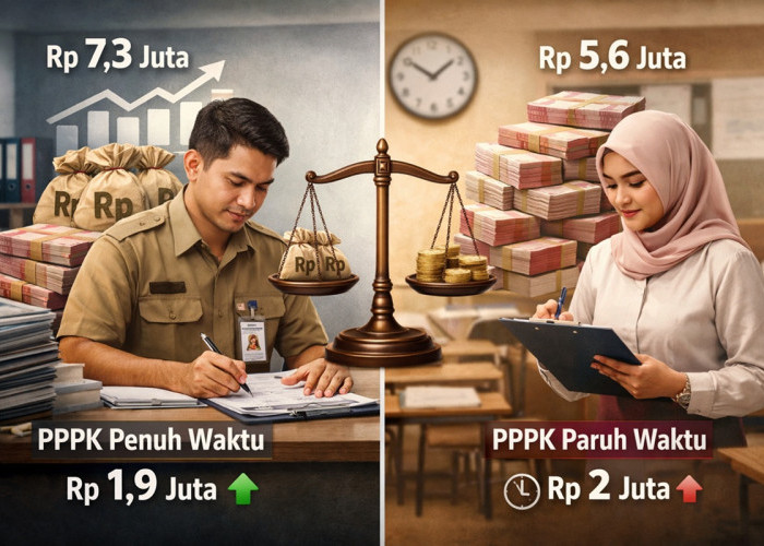 Selisih Gaji PPPK Penuh Waktu dan Paruh Waktu 2026 Kian Tegas, Ini Rinciannya