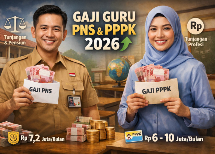 Perbandingan Gaji PNS dan PPPK Guru 2026, Catat Rinciannya