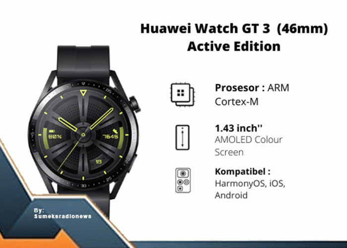 Terobosan Petualangan: Huawei Watch GT 3 46mm, Smartwatch Tahan Air dengan Baterai Tahan Lama - Cek Sekarang!