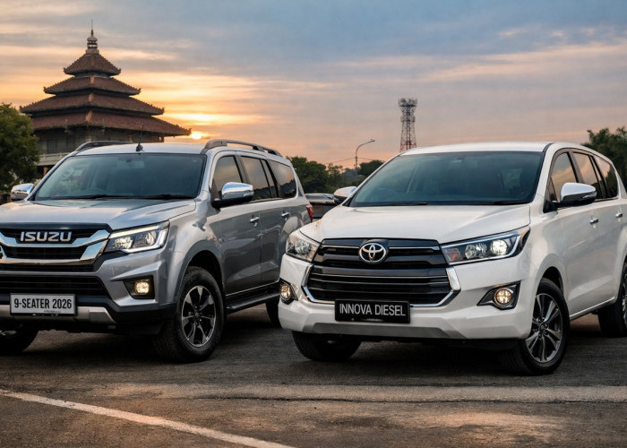 Isuzu 9-Seater 2026 vs Toyota Innova Diesel: Adu MPV Solar untuk Keluarga Besar dan Kebutuhan Dinas