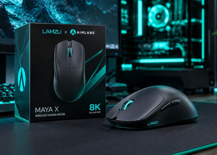LAMZU X AIMLABS MAYA X Resmi Dibekali Sensor PAW3950 dan Polling Rate 8K