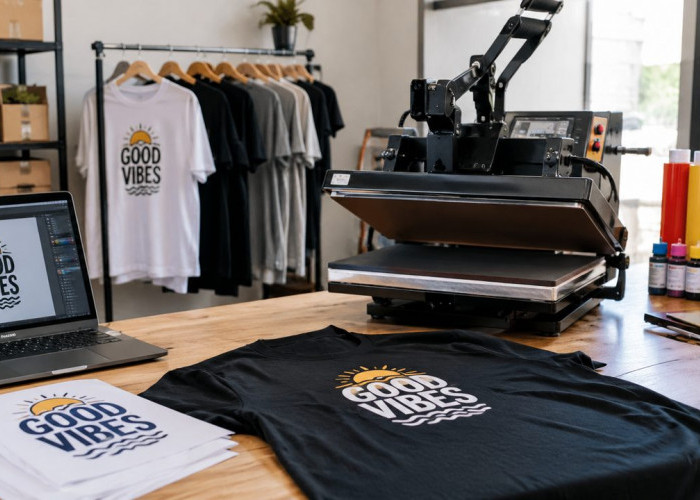 Peluang Bisnis Rumahan 2026, Usaha Sablon Kaos dengan Mesin Epson dan Peralatan Pendukung