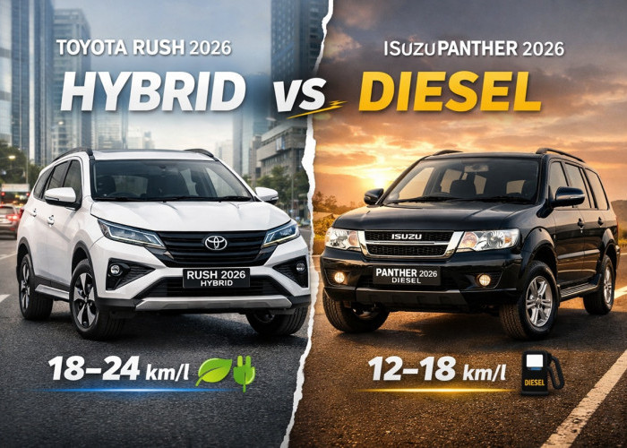 Toyota Rush 2026 vs Isuzu Panther 2026: Adu Irit BBM Hybrid Modern Lawan Diesel Legendaris