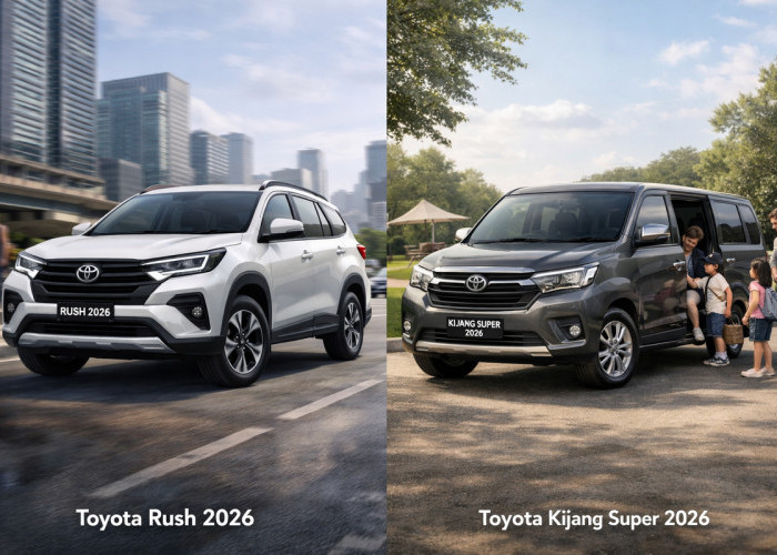 Perbandingan Toyota Rush 2026 vs Toyota Kijang Super 2026: SUV Ringkas atau MPV Keluarga?