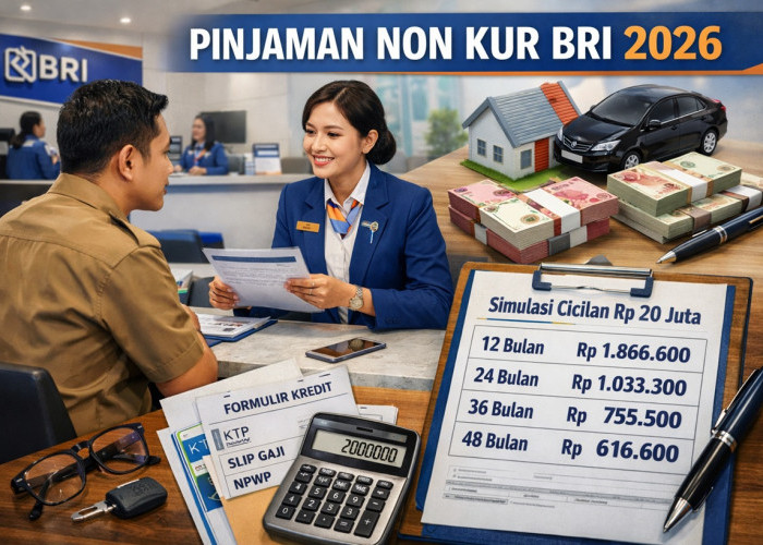 Tabel Pinjaman Non KUR Bank Rakyat Indonesia Plafon Rp20 Juta 2026: Simulasi Cicilan & Syarat Terbaru