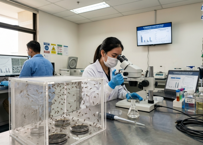 Bakteri yang Dilatih Melawan Malaria:Menjinakkan Nyamuk Tanpa	Membunuhnya