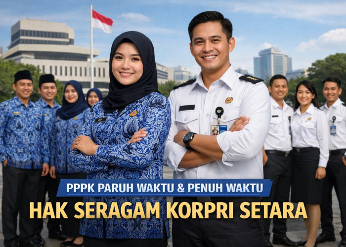 Aturan BKN 2026 Tegaskan Kesetaraan Hak Seragam Korpri bagi PPPK Paruh Waktu dan Penuh Waktu