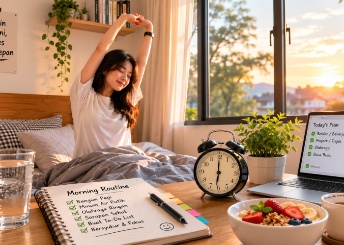 Morning Routine yang Bikin Hari Lebih Produktif dan Penuh Semangat