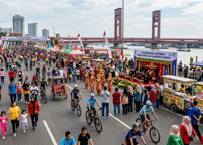 CFD Palembang Dijadikan Destinasi Wisata Unggulan Baru