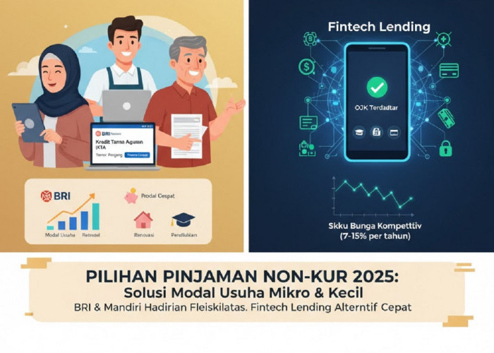 Pinjaman Non KUR BRI dan Mandiri untuk Usaha Mikro, Cicilan Ringan dan Tenor Panjang