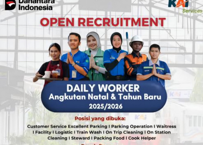 Mau Kerja di Kereta Api? Inilah 12 Posisi untuk Lulusan SMA/SMK di KAI Service