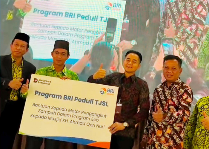 TJSL BRI Peduli, Bantu Motor Pembersih Sampah dan Dukung Program ECO Masjid
