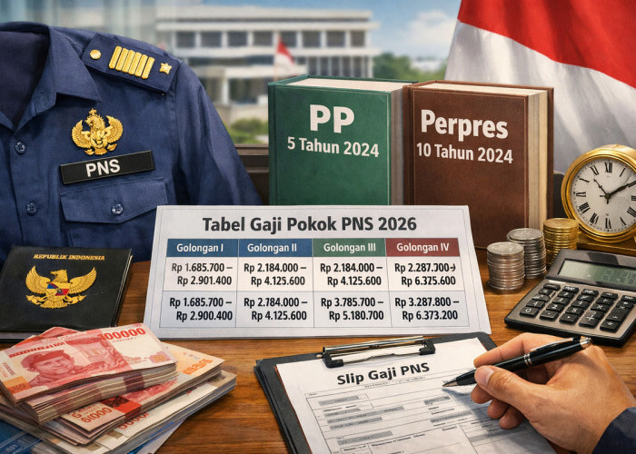 Lengkap! Daftar Gaji PNS 2026 Sesuai Golongan dan Masa Kerja
